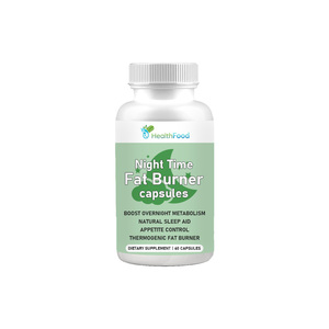Capsules brûle-graisses nocturnes OEM ODM, stimulent le métabolisme pendant la nuit, aident au sommeil, contrôlent l'appétit, complément brûle-graisses thermogénique - Product Image 1