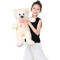 Super Doux Petit Ours en Peluche Jouet pour Enfants Anti-Stress avec Rembourrage Coton PP et Doublure en Filet Cadeau Bébé