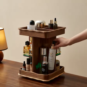 <span class=keywords><strong>Estante</strong></span> de Almacenamiento Multifuncional de Madera de Tres Niveles, Gran Capacidad, Ecológico, Duradero y Personalizable - Product Image 6