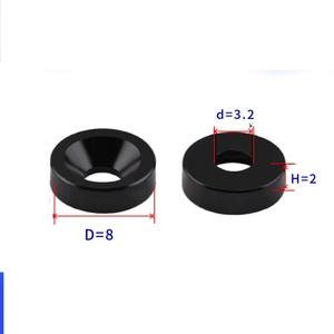 Vis à tête plate en alliage d'aluminium M3M4M5M6 de haute qualité avec rondelle plate à finition brute, style fendu multicolore - Product Image 5