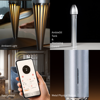 Diffuseur d'arômes de luxe en aluminium sans eau, rechargeable, avec application Tuya, grande capacité pour hall d'hôtel