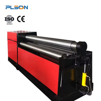 Machine de pliage à trois rouleaux hydraulique CNC automatique 12*2000mm Moteur pour tôles en acier inoxydable, acier au carbone, aluminium, PVC