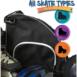 Sac de transport haut de gamme pour patins à glace, patins à roulettes et patins en ligne, pour enfants et adultes - Product Image 3