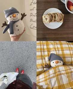 Colección Navideña JC, Nuevo <span class=keywords><strong>Skateboard</strong></span>, Conejito Bonny, Oso Barcelo, Peluche de Algodón PP para Niños - Product Image 6