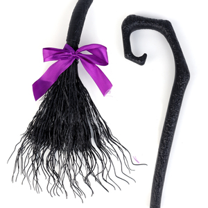 Cosplay fiesta <span class=keywords><strong>bruja</strong></span> decoraciones mago volador malvado <span class=keywords><strong>escoba</strong></span> accesorios Halloween <span class=keywords><strong>bruja</strong></span> <span class=keywords><strong>escoba</strong></span> <span class=keywords><strong>con</strong></span> cintas - Product Image 4