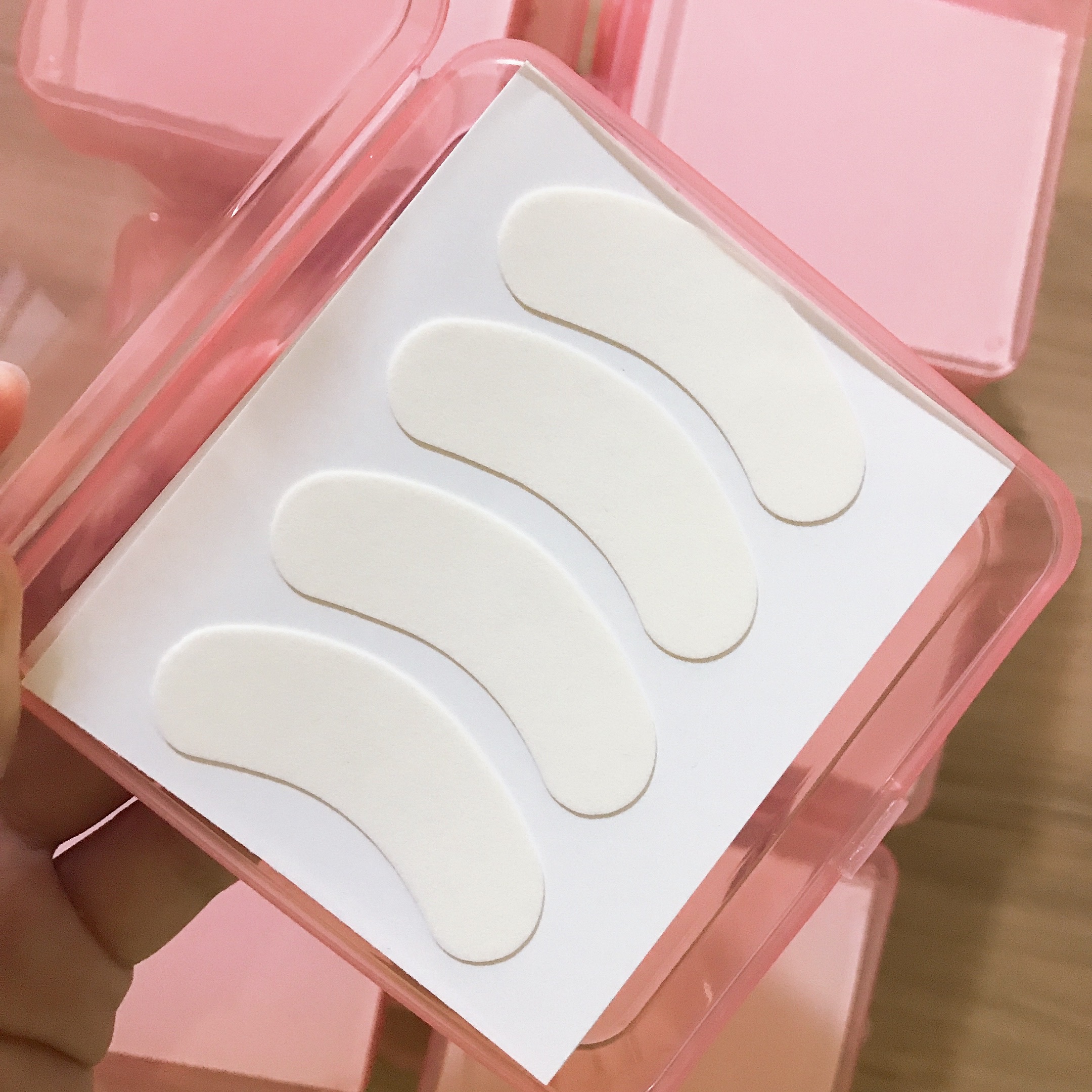 Высококачественная микро-пенопластовая лента под ресницы, патчи для ресниц с биркой Pivate и упаковкой