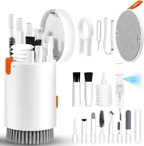 Multifunctional 20in1 Earphone Keyboard Cleaning Tool Headphone Wireless Earbuds Charging Box Cleaner Brush Kit