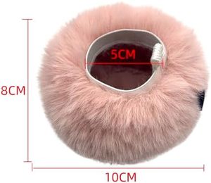 Manchon de pare-brise chat mort et filtre anti-pop manchon de microphone couverture de pare-brise en laine artificielle pour <span class=keywords><strong>Blue</strong></span> <span class=keywords><strong>Yeti</strong></span> Pro,<span class=keywords><strong>Blue</strong></span> <span class=keywords><strong>Yeti</strong></span> <span class=keywords><strong>X</strong></span> - Product Image 3