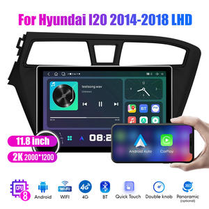 11.8 "diamant double boutons 2K QLED écran 2 Din Android <span class=keywords><strong>autoradio</strong></span> pour <span class=keywords><strong>Hyundai</strong></span> <span class=keywords><strong>I20</strong></span> 2014-2018 LHD stéréo Android Auto Carplay - Product Image 2
