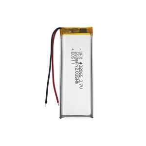 3.7v 550mah ufx 402065 लिथियम आयन बैटरी ncm पाउच प्रकार लिथियम पॉलिमर बैटरी सेल - Product Image 1