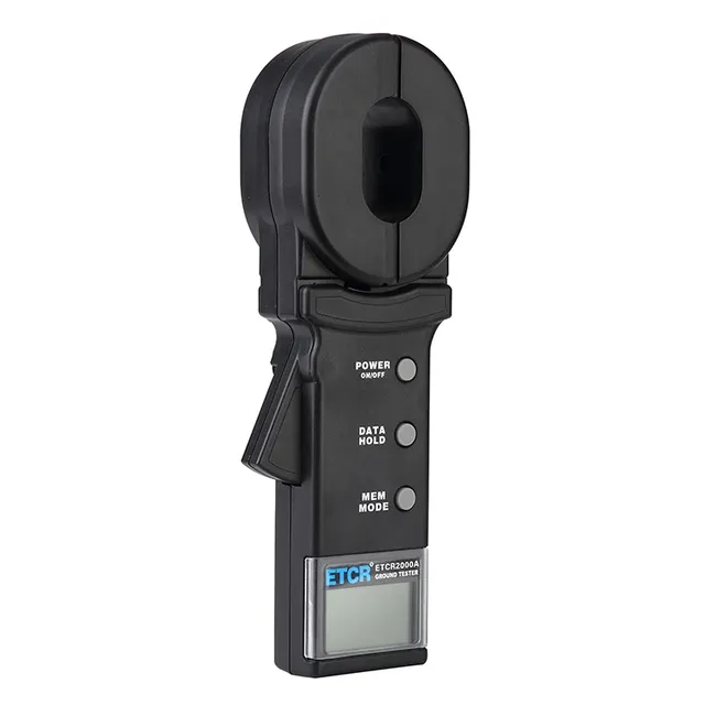 VLUUKE VK2000A Digital Only Earth Ground Resistance Clamp Meter 0.010~1000 Range 30A Current Accuracy Class 0.1 Alarm Function