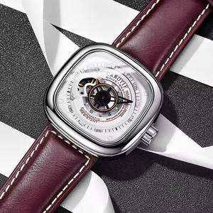 Top hommes montre volant montre homme montre de luxe <span class=keywords><strong>Clous</strong></span> De Paris cadran 5Bar étanche automatique mécanique mouette mouvement montres - Product Image 4