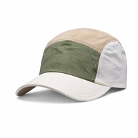 Casquette de baseball à 6 panneaux, colorée, respirante, avec boucle en métal, logo personnalisé