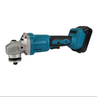 Meuleuse d'angle sans fil professionnelle JRXC 21V avec 2 batteries, moteur sans balais, interrupteur à gâchette, acier inoxydable, 5 pouces (125 mm) pour usage industriel et bricolage