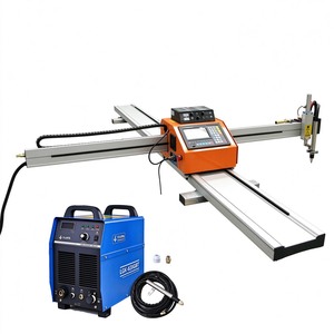 Machine de découpe CNC portable 1500x3000mm, double usage plasma et flamme, pour la découpe de tôles d'acier - Product Image 1