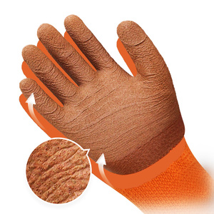 XINGYU Impermeable Construcción Seguridad Cálido Trabajo Guantes Algodón Tejido Mano Clima Frío Guantes Más cálidos Guantes de invierno - Product Image 5