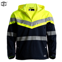 JIADE – Veste de travail fluorescente haute visibilité pour homme, imperméable, thermique, respirante, idéale pour l'extérieur, la construction et l'entrepôt (collection automne-hiver)