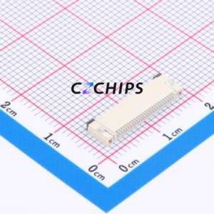 FPC-0.5FX-26PWCR-H20 FFC/FPC Connector SMD,P=0.5mm,Horizontal Mount Connector Flip Cover Type Bottom Contact 26P 0.5mm - Product Image 2