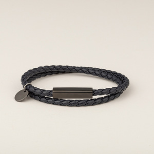 Pulsera Personalizada para Parejas con Grabado, Cuerda Trenzada de Acero Inoxidable, Grabado Personalizado, Regalo para Parejas - Product Image 6