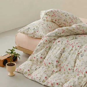 4pcs 100% Percale Cotton <strong>Floral</strong> Bed <strong>Sheet</strong> Set Yellow Flower Botanical Pattern Printed Luxury Crisp Soft Deep Pocket <strong>Fitted</strong> <strong>Sheet</strong> - Product Image 1