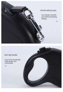 방폭 펀치 애완 동물 맞춤형 도매 다기능 맞춤형 로고 개폐식 개 목줄 - Product Image 5