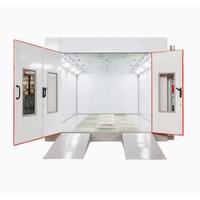 Four de peinture automobile industriel personnalisé 20 kW diesel/électrique pour le Ghana, 380 V, avec système d'éclairage LED