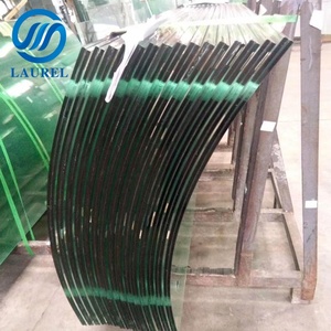 Vidrio Laminado Templado <span class=keywords><strong>SGP</strong></span> Ultra Claro de Bajo Contenido de Hierro, Curvado Arquitectónico de 13.52mm y 21.52mm para Barandillas de Balcón - Product Image 6