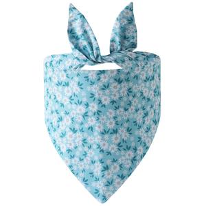 Tanpopo Pet Eco Friendly doppio strato dogana bandane stampa poliestere <span class=keywords><strong>primavera</strong></span> estate fiore bavaglino sciarpa De Mujer Para <span class=keywords><strong>La</strong></span> Cabeza - Product Image 4