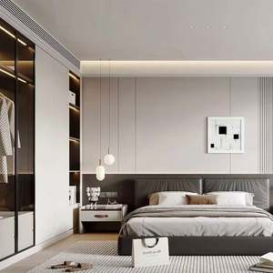 Juego de Muebles de Dormitorio de Madera Contemporáneos para Hoteles y Apartamentos de 5 Estrellas, Diseñados a Medida para una Comodidad y Estilo Óptimos - Product Image 1