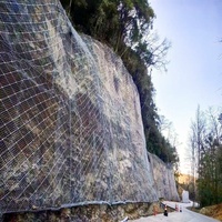 Malla de Acero Flexible BOCHANG GPS2 para Protección de Taludes Activos, Previene la Caída de Rocas y Estabiliza los Taludes