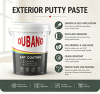 Enduit Liquide Acrylique Premium pour Remplissage de Fissures Murs Extérieurs – Adhésif Fort et Densifiant, Finition Mate, 0 COV, Composé de Finition Lisse
