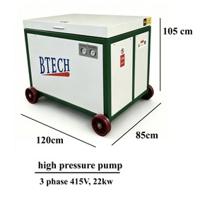 Machine de découpe à jet d'eau portable BTECH, pression maximale 250 MPa, pour la découpe à froid de tuyaux et de réservoirs sur site, triphasée 220-380 V, haute sécurité, 22 kW - Product Image 1