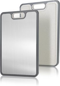 Planche à découper en nid d'abeille en acier inoxydable pour comptoir, réutilisable, antidérapante, accessoire de cuisine pour blocs de découpe - Product Image 1