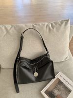 Sac fourre-tout vintage pour femme en cuir véritable d'Angleterre, grande capacité, fermeture éclair étanche, bandoulière unique, polyester