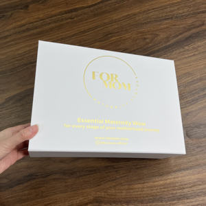 Luxury Collapsible <b>Cardboard</b> Paper <b>Gift</b> <b>Boxes</b> Magnetic <b>Boxes</b> -Gold Foil Printed <b>Gift</b> <b>Boxes</b> for Branded Apparel Beauty Packaging - Product Image 2