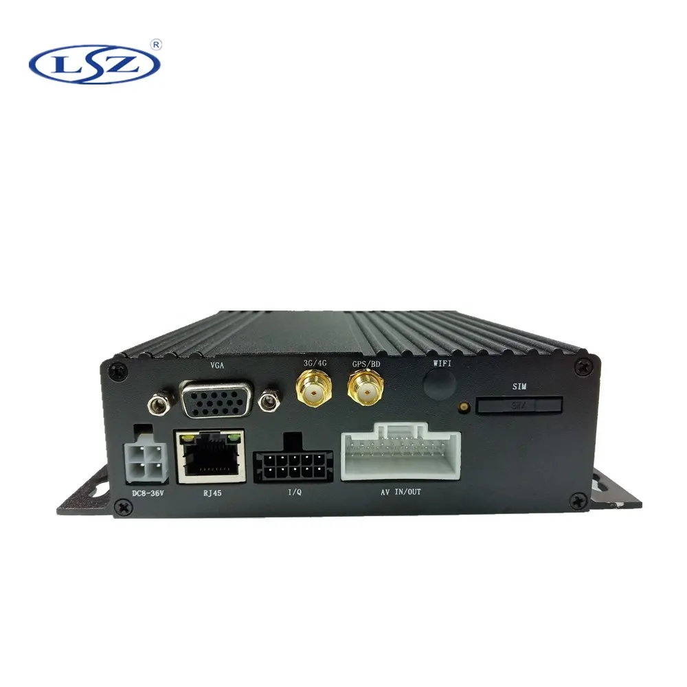 Xe Buýt Công Cộng/Taxi/Xe Tải 4CH Thẻ SD Kép DVR Di Động Hệ Thống Theo Dõi GPS 3G Xe Buýt MDVR