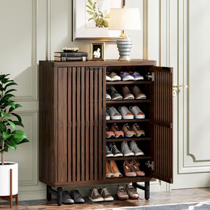 Moderno Zapatero de Madera de 6 Niveles con Gran Capacidad de Almacenamiento, Estantes Ajustables para Sala de Estar, Muebles para el Hogar - Product Image 3