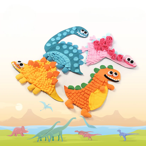 Alfombra Olfativa Interactiva para Perros, Juguete para Mascotas, Alivio del Estrés, Comida Lenta para Cachorros, Alfombra de Forrageo para Perros, Serie Dinosaurio - Product Image 5