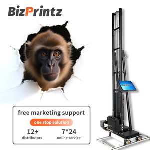 Bizprintz 3D Robot UV mực tường máy in Điều kiện Mới chống phai dọc bức tranh tường hình nền máy in - Product Image 1