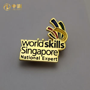 Insignia de etiqueta de nombre personalizada de alta calidad Pin de metal chapado en oro Emblema de coche Insignias de nombre en blanco de latón y cobre para usuarios finales de seguros - Product Image 5
