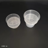 Récipients à soupe jetables 8 oz Tasses à dessert en plastique PP transparent pour stockage des aliments pour l'emballage alimentaire