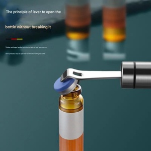 Outil d'ouverture de bouchons professionnel multi-usage en acier inoxydable - Design mini pour flacons de pharmacie, bouteilles de bière, couvercles de bocaux - Product Image 4