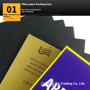 Bayrak marka otomatik parlatma zımpara 60 #-2000 # kare şekli su geçirmez kuru zımpara ile Film destek OEM özelleştirilebilir - Product Image 3