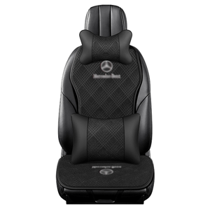 Ensemble complet de luxe en cuir pour Mercedes Benz coussins de siège en polyester accessoires intérieurs de voiture universels siège <span class=keywords><strong>auto</strong></span> rafraîchissant - Product Image 2