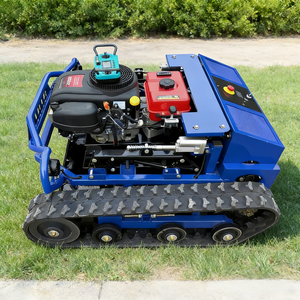 เครื่องตัดหญ้าแบบสายพานขนาดเล็ก ควบคุมระยะไกล ไร้สาย ระดับอุตสาหกรรม ใช้เครื่องยนต์เบนซิน ใบมีดตัดหญ้าอัตโนมัติ สำหรับฟาร์มและสนามหญ้า - Product Image 2