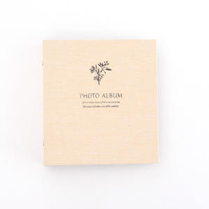 Vente en gros d'albums <span class=keywords><strong>photo</strong></span> en coton et lin à bas prix classeur pouvant contenir des cartes <span class=keywords><strong>photo</strong></span> d'idole à chasse d'étoiles de 3 pouces pages intérieures en PP - Product Image 5