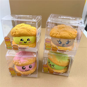 Expression Ice Cream Puff Slow <b>Rebound</b> Stress Relief Toy, Soft Stress-relief PU Simulation Toy, PU Material - Product Image 6