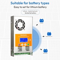Contrôleur de charge solaire Makeskyblue 96V 45A MPPT Max 136V 2800W entrée PV écran LCD compatible lithium AGM plomb-acide solaire