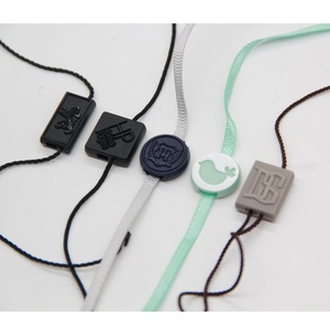 Sang trọng treo nhãn dây quần áo biểu tượng tùy chỉnh nhãn chuỗi nhựa treo Nhãn nhân vật chuỗi <span class=keywords><strong>tag</strong></span> dòng treo hạt - Product Image 1