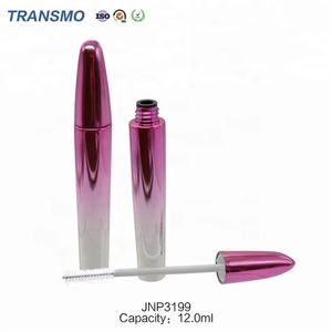 Tube de mascara vide en silicone rose avec bouchon à vis pour l'application de fard à joues et d'eye-liner - Product Image 5